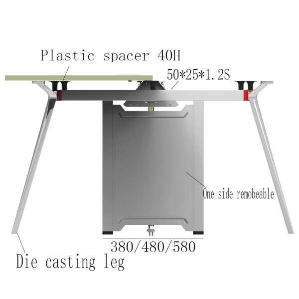 custom-desk-legs mid wire riser
