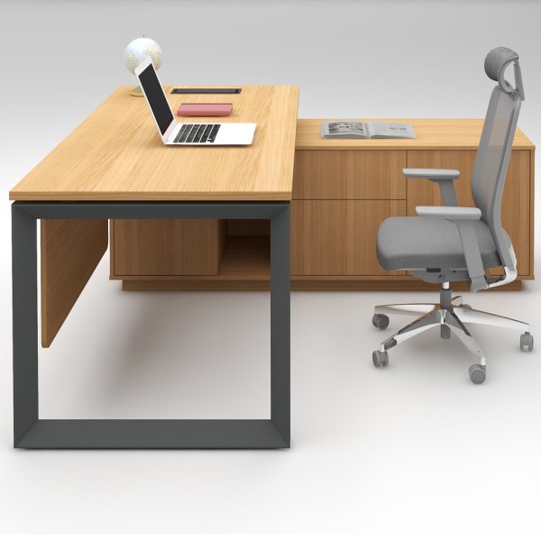 wooden executive desk