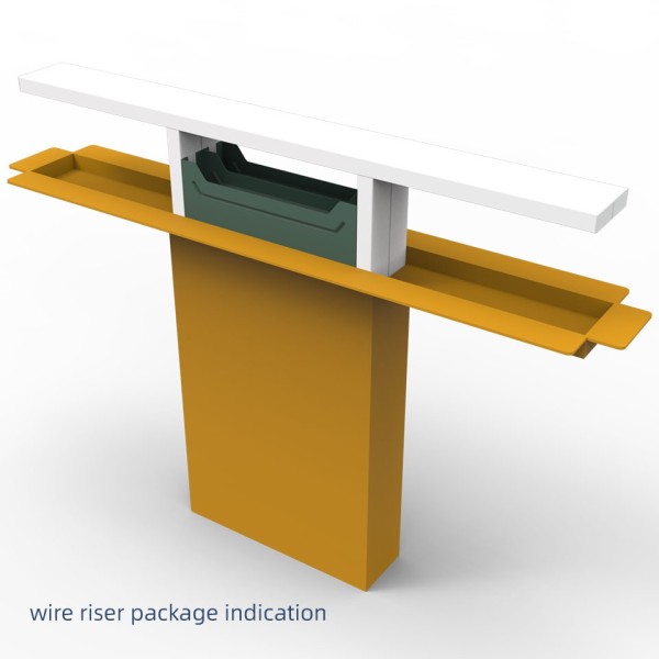 metal-executive-desk cable riser