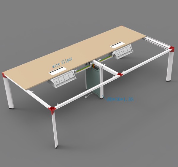 Desk With Metal Legs-Wholesale Table Bases_4